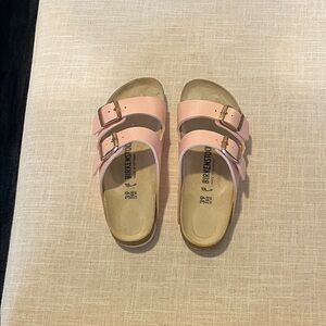 Birkenstock Light Pink Buckle Sandal
